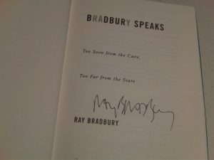 ray bradbury signature