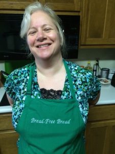Nerissa in the gluten-free test kitchen