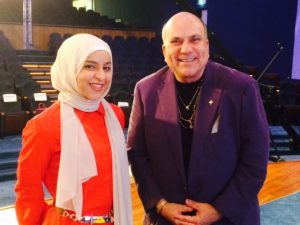 With Alaa Alothman in Kuwait