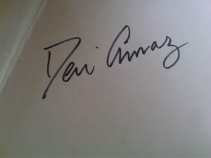 Desi Arnaz autograph in my copy of "A Book"