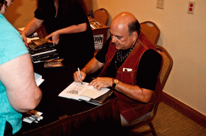 Signing new book at Unseminar 9