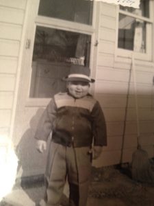 Going to my first job, age 5, 1959