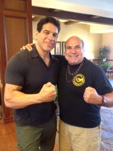 Lou Ferrigno and Yours Truly